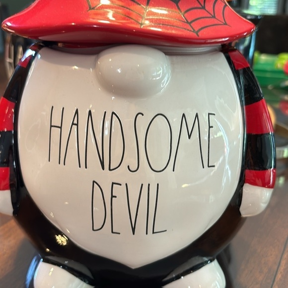 NWOT Rae Dunn Handsome Devil Canister Cookie Jar - Picture 2 of 7
